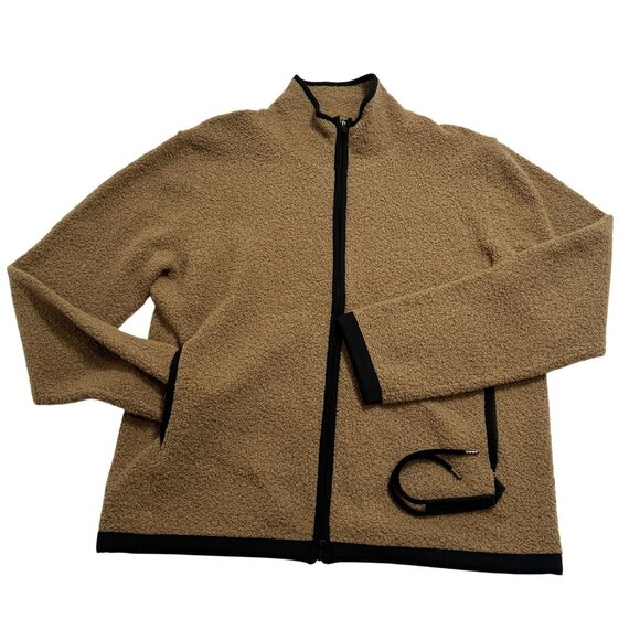 Craig Green Boucle Zip Up Knit Jacket in Tan - Picture 2 of 4